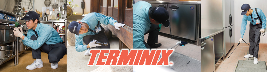 Terminix家庭用害虫獣（ゴキブリ・シロアリ・ネズミ）の駆除と予防サービス